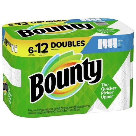 Bounty Paper Towel, 11 in L, 2Ply 66557